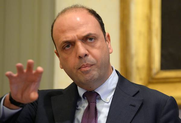 Italy's Interior Minister Angelino Alfano