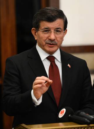 Il primo ministro turco  Ahmet Davutoglu