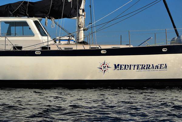 La barca italiana Mediterranea (Foto: Giuliana Rogano)