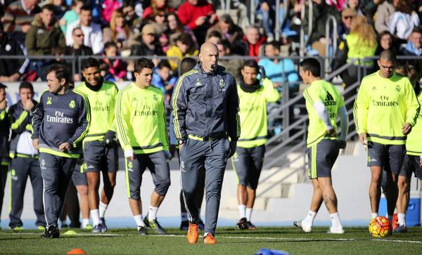 Real Madrid's new head coach Zinedine Zidane