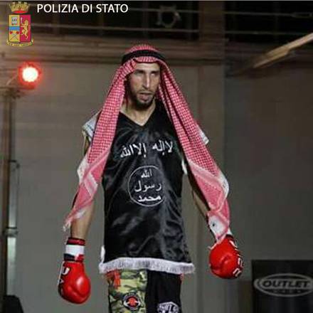 'ISIS boxer' Abderrahim Moutaharrik