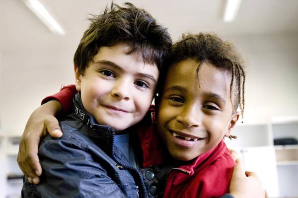 Primary school children in Bologna appear in ad UNICEF campaign against discrimination