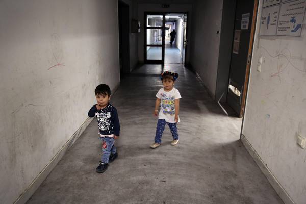 Bambini rifugiati ad Atene