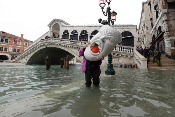 Venezia allagata nel novembre 2019