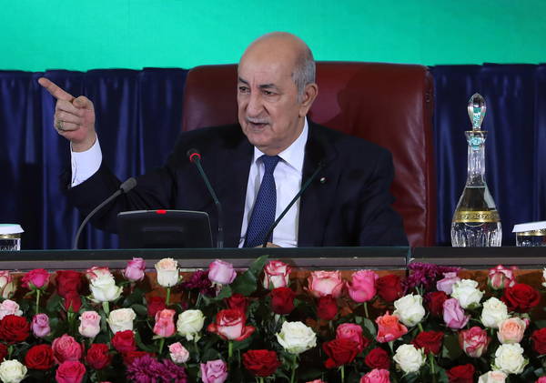 Il presidente algerino Abdelmadjid Tebboune