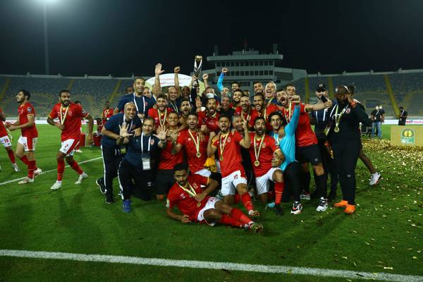 L'Al Ahly esulta dopo aver vinto la decima Champions League africana