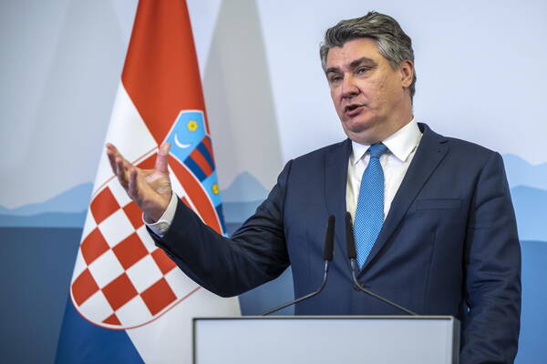 Il presidente croato Zoran Milanovich