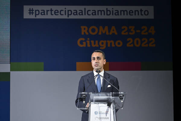 Italian Foreign Minister Luigi Di Maio addresses Co-Opera 2022 in Rome