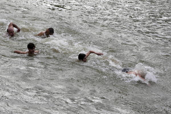 Epiphany swimming in Belgrade