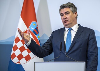 Il presidente croato Zoran Milanovic