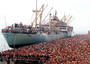 30 anni fa l'approdo a Bari della nave con 20 mila albanesi