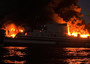 Incendio nave Grecia-Italia, equipaggio e passeggeri a Corfu