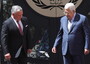 Mahmoud Abbas receives Abdallah of Jordan in Ramallah