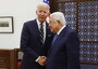 Abbas demands justice on reporter's death at Biden meeting