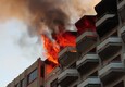 Incendio in un appartamento a Taranto, morta un'anziana (ANSA)