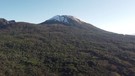 Napoli, il Vesuvio innevato visto dal drone(ANSA)