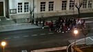 Abruzzo, marocchini in festa nella Marsica per la vittoria sulla Spagna (ANSA)