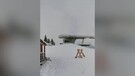 Belluno, prima neve di stagione a Cima Fertazza(ANSA)