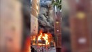 Incendio in centro a Pescara, danni a una banca: nessun ferito (ANSA)
