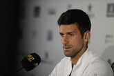 Novak Djokovic press conference (ANSA)