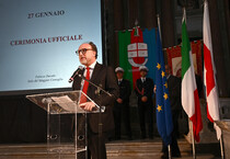 Giorno della Memoria, cerimonia ufficiale a palazzo Ducale di Genova (ANSA)