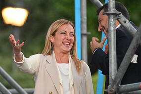 Meloni e Salvini in una foto di archivio (ANSA)