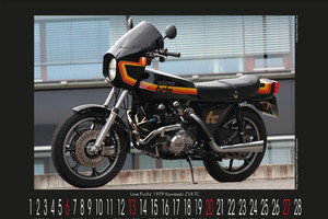 Kawasaki Z1, un calendario per suoi primi cinquant'anni (ANSA)