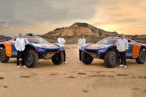 Con l'e-Fuel il buggy compete alla Dakar rispettando l'ambiente (ANSA)