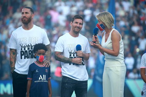 Lionel Messi e Sergio Ramos (ANSA)