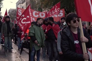 Manovra e caro-vita, ieri a Roma la protesta dei sindacati di base (ANSA)