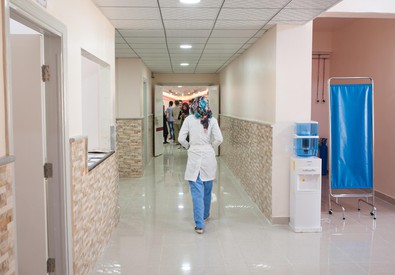 La corsia di un reparto di maternità. Immagine d'archivio (ANSA)