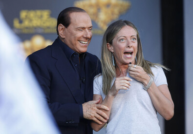 Silvio Berlusconi e Giorgia Meloni (ANSA)
