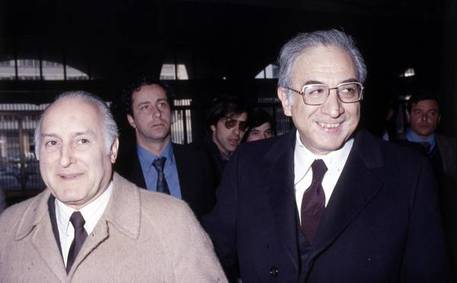 Francesco Cossiga e Oscar Luigi Scalfaro in una foto d'archivio © ANSA