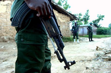Milizie in Congo. Immagine d'archivio © EPA