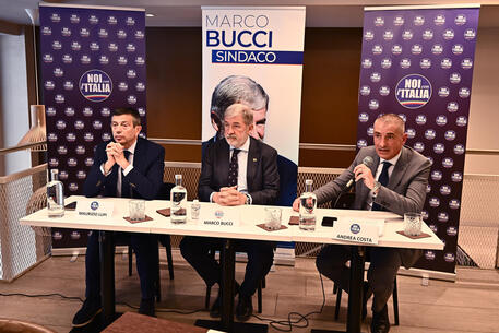 Elezioni Amministrative, Noi con l'Italia incontra il sindaco di Genova Marco Bucci © ANSA