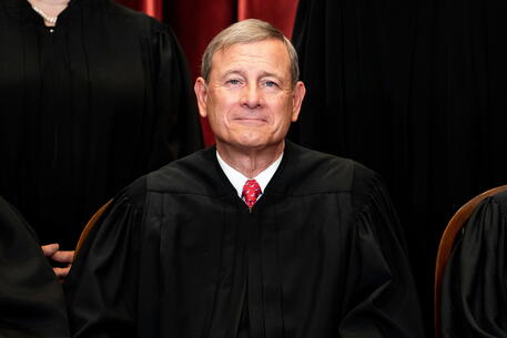Il giudice capo della Corte suprema americana John Roberts © EPA