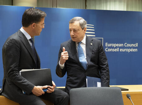 Mario Draghi al Consiglio europeo © ANSA