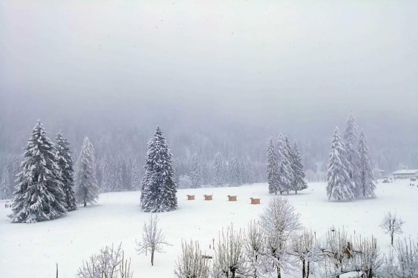 Maltempo: ancora neve su Dolomiti Venete, in quota 1,5 metri