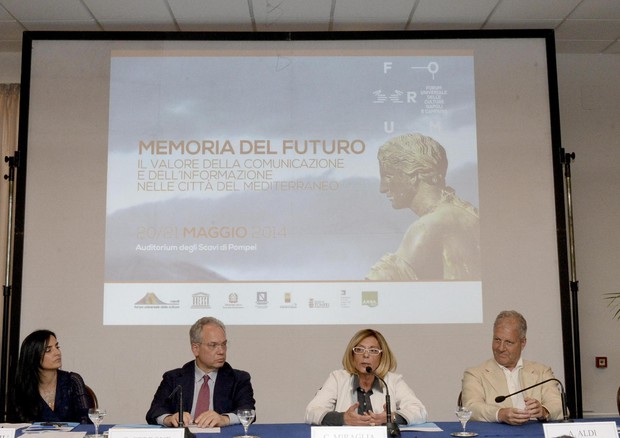 Uno dei dibattiti al convegno organizzato dall'ANSA a Pompei (Foto: Ciro Fusco) (foto: ANSA)