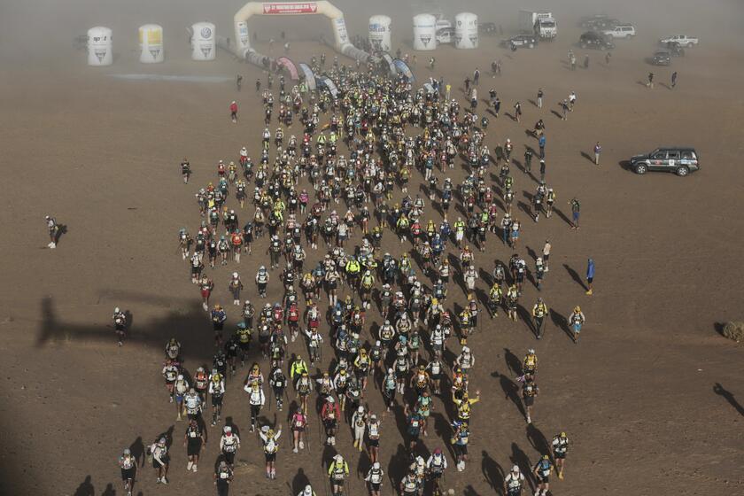 Morocco Marathon des Sables Photo Gallery © ANSA/AP
