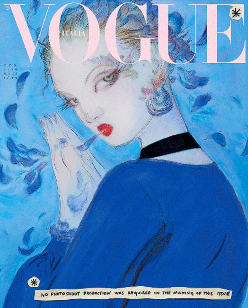 Vogue Italia di gennaio: le cover illustrate - ALL RIGHTS RESERVED