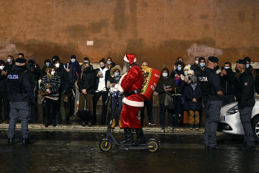 Inauguration of Spelacchio Christmas tree in Rome - ALL RIGHTS RESERVED
