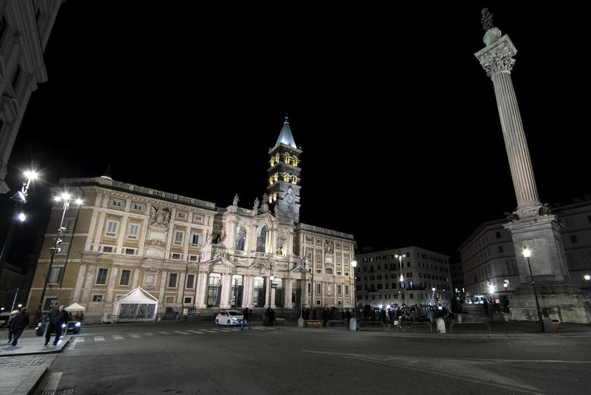 Roma:illuminazione artistica per Basilica S.Maria Maggiore - ALL RIGHTS RESERVED