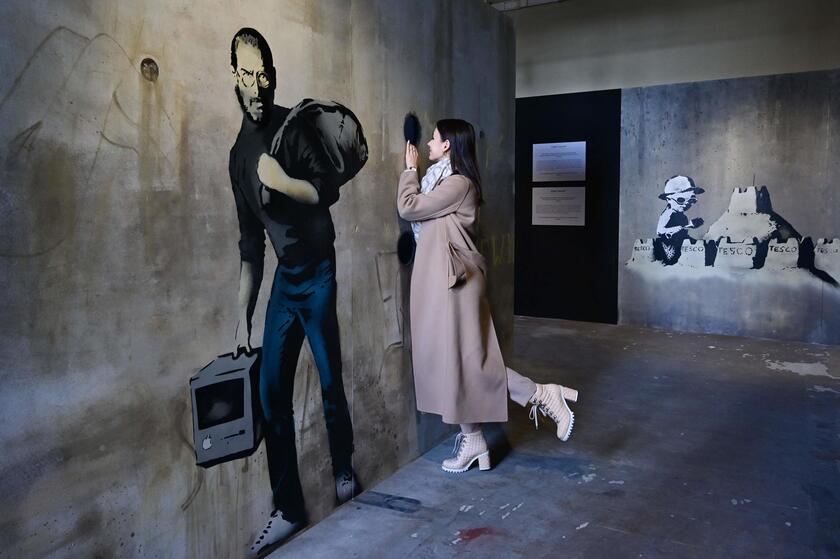 Mostre: a Milano  'Il mondo di Banksy ' © ANSA/AFP