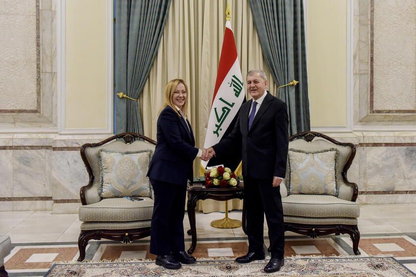 Italian PM Meloni in Iraq © ANSA/EPA