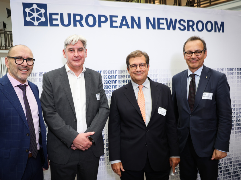 Serata di inaugurazione della European Newsroom - RIPRODUZIONE RISERVATA