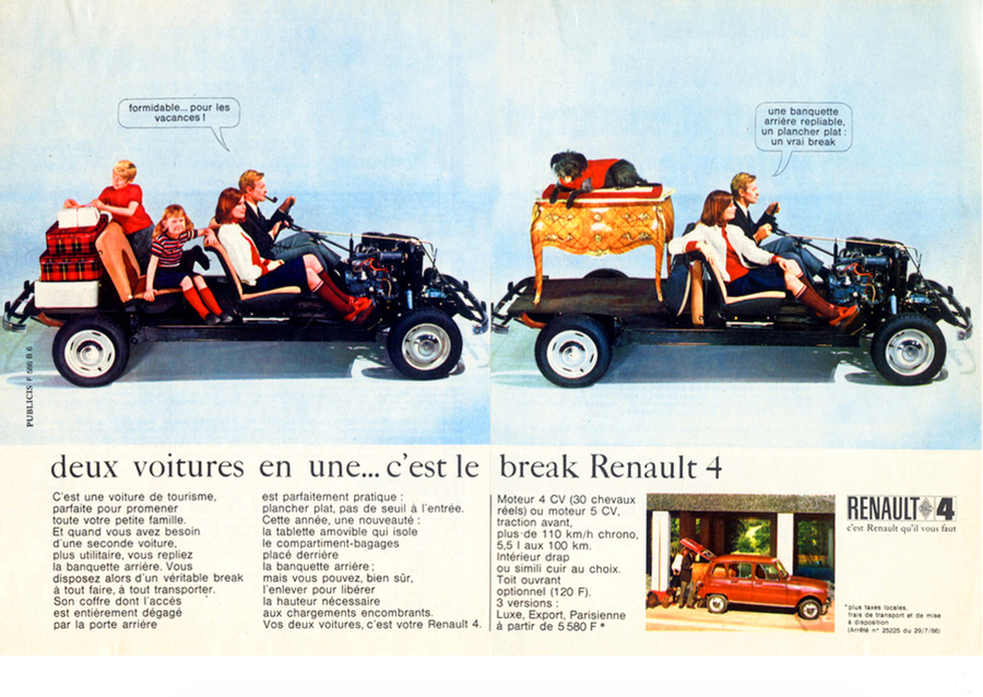 Renault R4, sempre giovane e scanzonata in tante versioni e serie speciali © ANSA