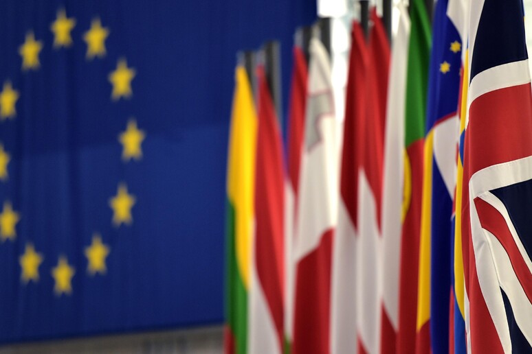 Bandiere europee al Parlamento Ue di Strasburgo © ANSA/AFP