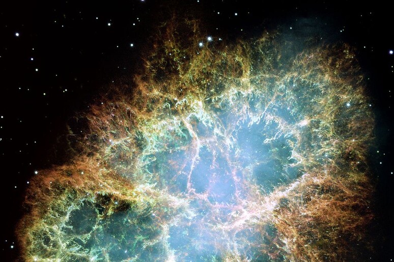 La Nebulosa del Granchio (fonte: NASA, ESA, J. Hester e A. Loll/Arizona State University) - RIPRODUZIONE RISERVATA