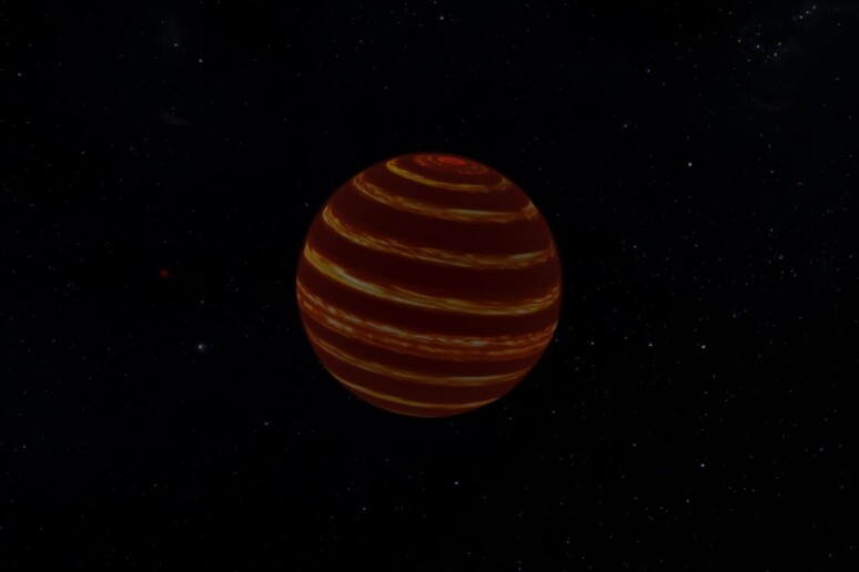 Raffigurazione della nana bruna Luhman 16 B, a 6,5 anni luce dalla Terra. (fonte: Daniel Apai, The University of Arizona) - RIPRODUZIONE RISERVATA